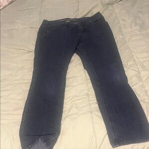 Arizona Jean Company Dark Blue Straight Leg Jeans